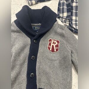 Polo Ralph Lauren cardigan for boys, 18 months other matching pieces available